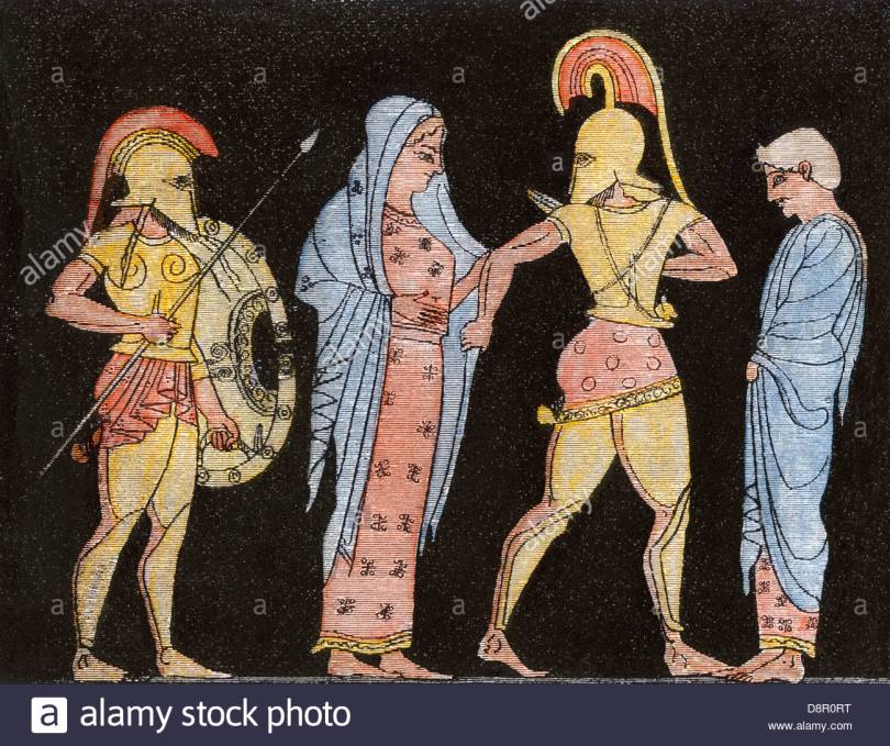 capture-of-helen-by-paris-causing-the-trojan-war-according-to-homer-D8R0RT